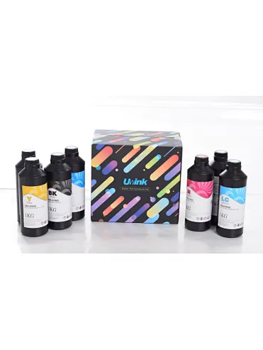 Impresora de etiquetas adhesivas uv dtf suave de inyección de tinta de calidad tinta uv dtf 1000 ml para envolturas de botellas